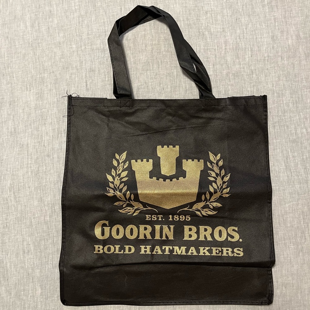Goorin Bros reusable tote, new without tags.